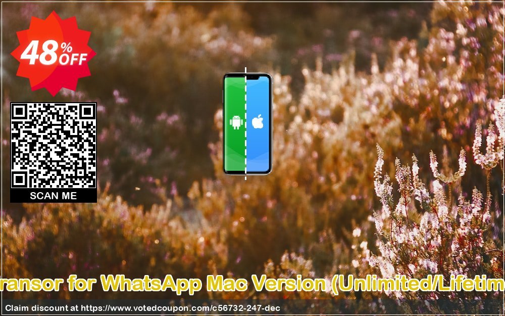 iTransor for WhatsApp MAC Version, Unlimited/Lifetime 