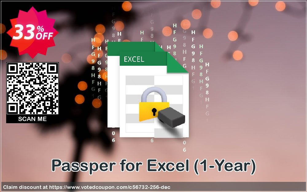 Get 33% OFF Passper for Excel, 1-Year Coupon