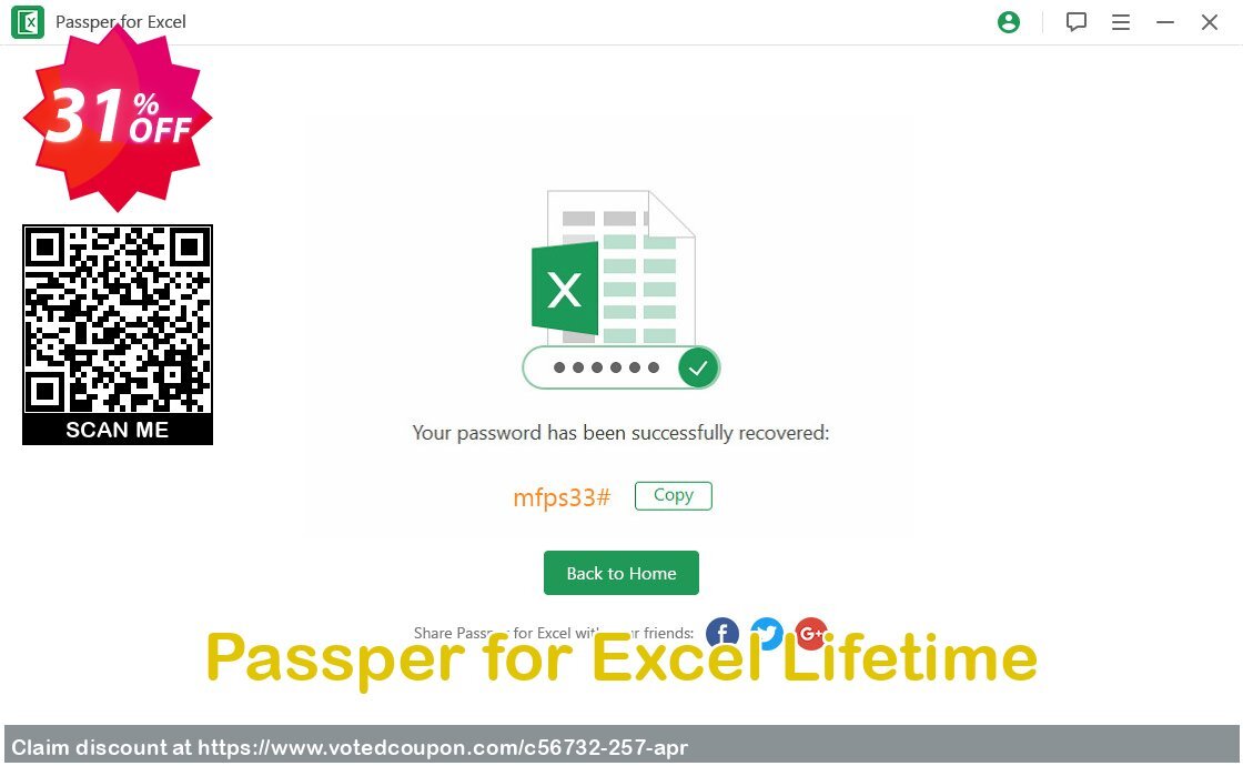 Passper for Excel Lifetime