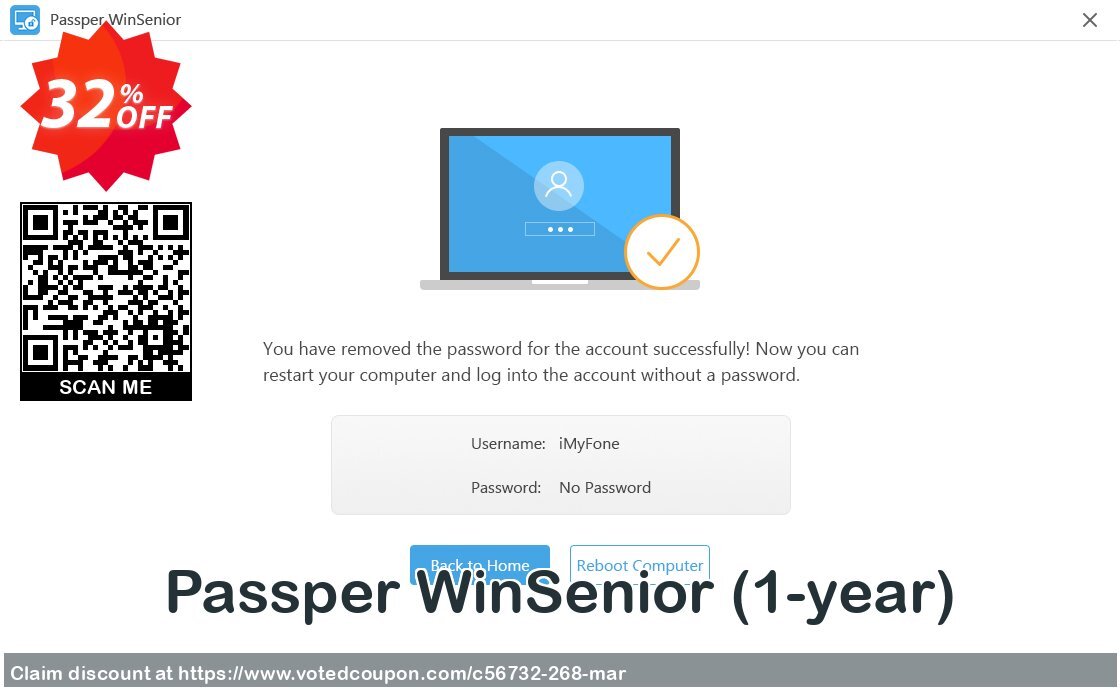 Passper WinSenior, 1-year  Coupon, discount 30% OFF Passper WinSenior (1-year), verified. Promotion: Awful offer code of Passper WinSenior (1-year), tested & approved