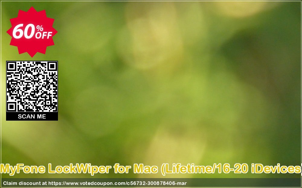 iMyFone LockWiper for MAC, Lifetime/16-20 iDevices  Coupon Code Apr 2024, 60% OFF - VotedCoupon