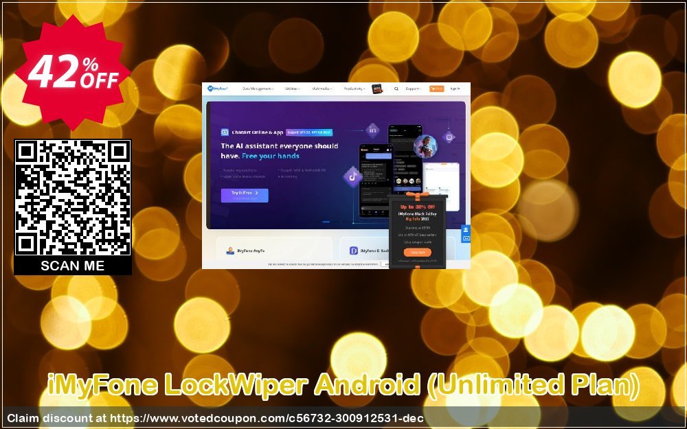 iMyFone LockWiper Android, Unlimited Plan 
