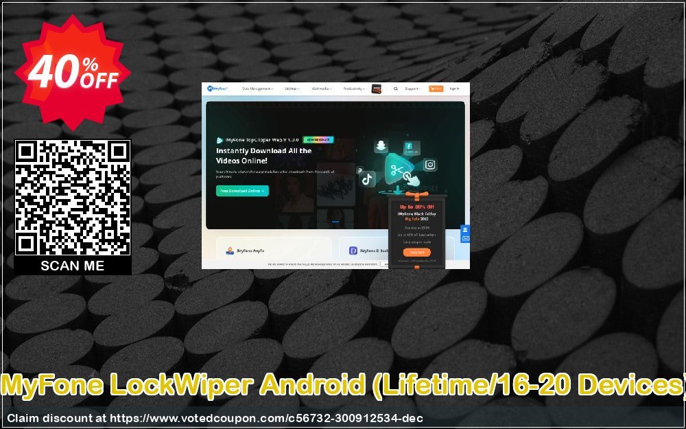 iMyFone LockWiper Android, Lifetime/16-20 Devices  Coupon Code Mar 2024, 40% OFF - VotedCoupon