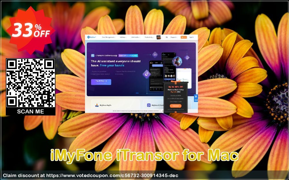 iMyFone iTransor for MAC Coupon Code Apr 2024, 33% OFF - VotedCoupon