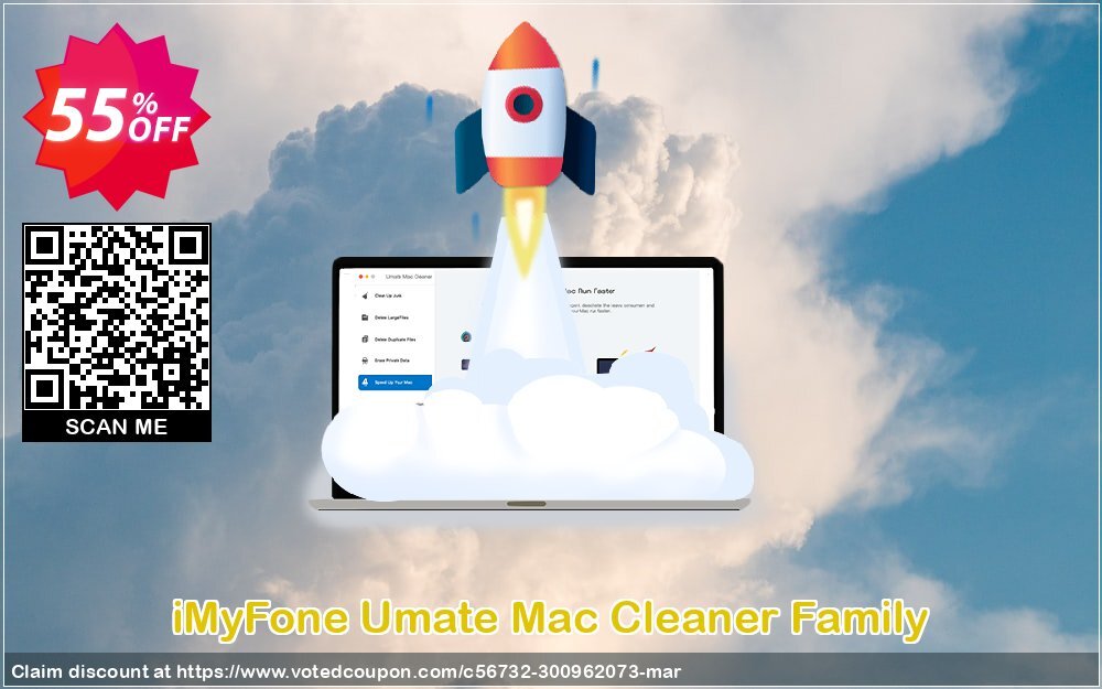 iMyFone Umate MAC Cleaner Family Coupon, discount iMyFone Mac Cleaner discount (56732). Promotion: iMyFone Mac Cleaner code for discount.