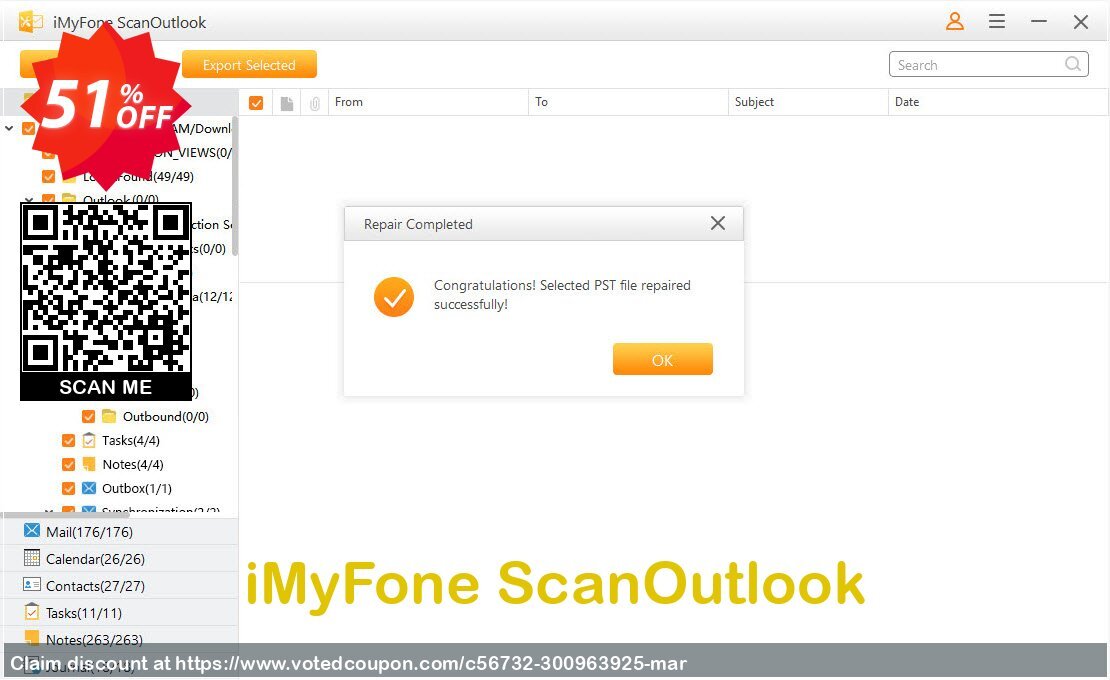 iMyFone ScanOutlook Coupon, discount iMyfone ScanOutlook Lifetime discount (56732). Promotion: ScanOutlook promo code