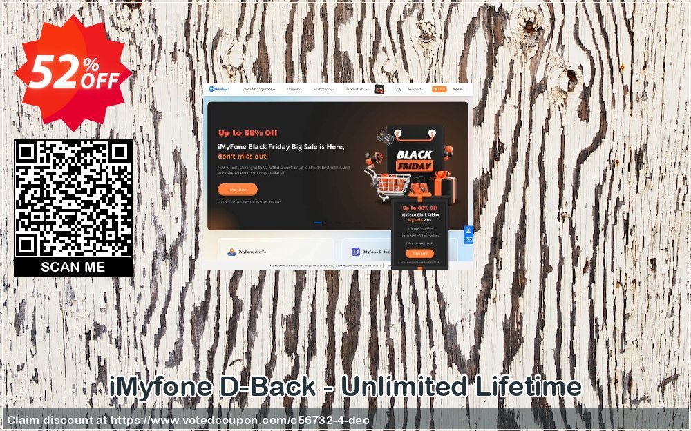Get 52% OFF iMyfone D-Back - Unlimited Lifetime Coupon