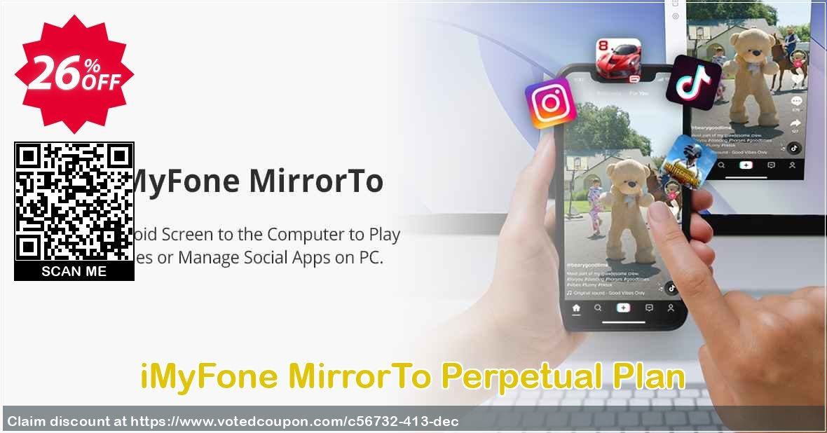 iMyFone MirrorTo Perpetual Plan Coupon, discount 25% OFF iMyFone MirrorTo 1-Quarter Plan, verified. Promotion: Awful offer code of iMyFone MirrorTo 1-Quarter Plan, tested & approved