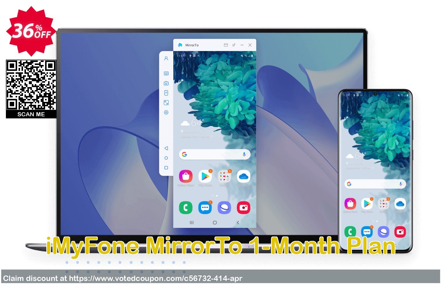 iMyFone MirrorTo 1-Month Plan Coupon, discount 35% OFF iMyFone MirrorTo 1-Month Plan, verified. Promotion: Awful offer code of iMyFone MirrorTo 1-Month Plan, tested & approved