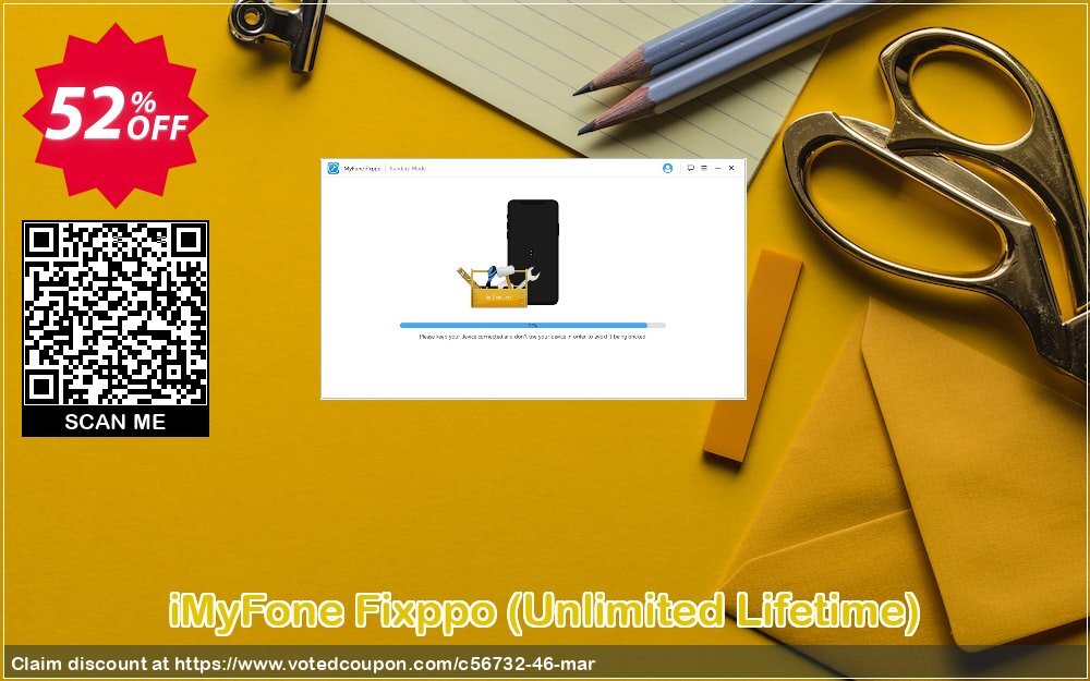 iMyFone Fixppo, Unlimited Lifetime  Coupon, discount iMyfone discount (56732). Promotion: iMyfone promo code