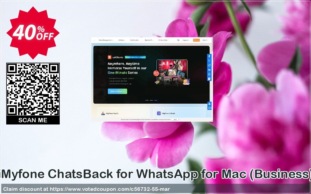 iMyfone ChatsBack for WhatsApp for MAC, Business  Coupon, discount iMyfone discount (56732). Promotion: iMyfone promo code