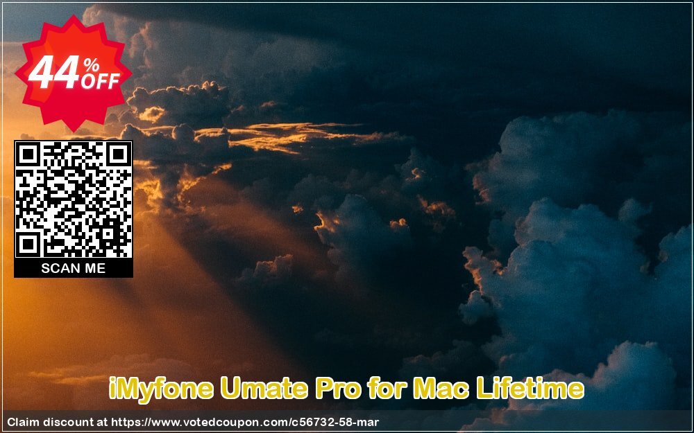 iMyfone Umate Pro for MAC Lifetime Coupon Code Apr 2024, 44% OFF - VotedCoupon