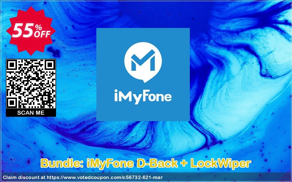 Bundle: iMyFone D-Back + LockWiper Coupon, discount 55% OFF Bundle: iMyFone D-Back + LockWiper, verified. Promotion: Awful offer code of Bundle: iMyFone D-Back + LockWiper, tested & approved