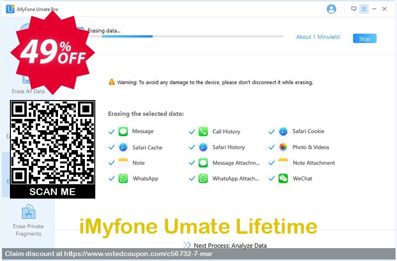 iMyfone Umate Lifetime Coupon, discount iMyfone Umate Basic $14.975 . Promotion: iMyfone promo code