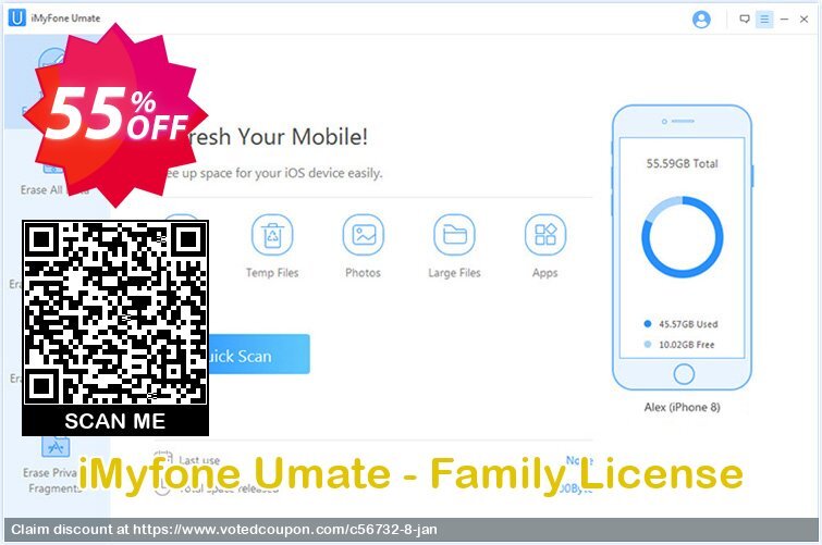 iMyfone Umate - Family Plan Coupon, discount iMyfone Umate Family $24.975 . Promotion: iMyfone promo code