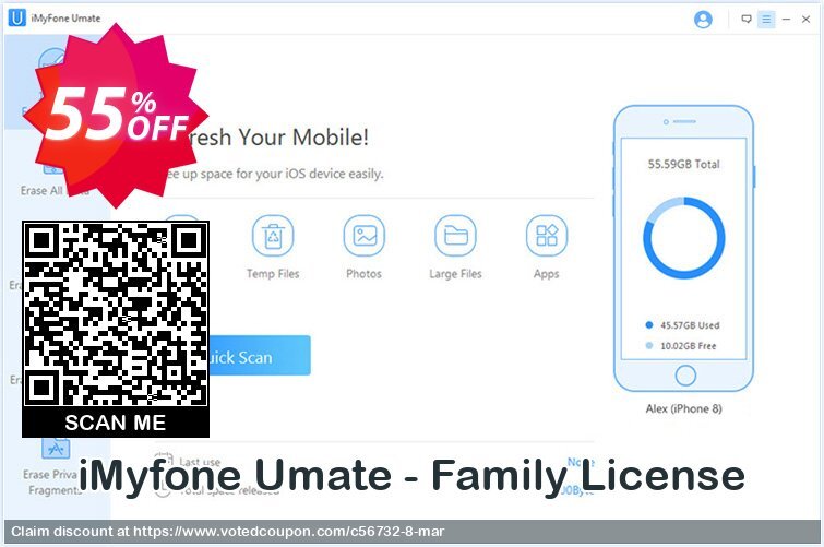 iMyfone Umate - Family Plan Coupon Code May 2024, 55% OFF - VotedCoupon