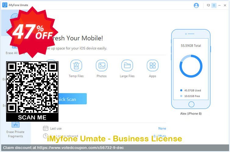 iMyfone Umate - Business Plan Coupon, discount iMyfone discount (56732). Promotion: iMyfone promo code