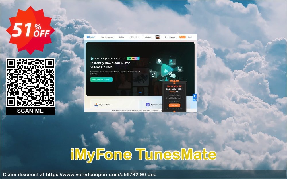 iMyFone TunesMate Coupon Code Feb 2024, 51% OFF - VotedCoupon