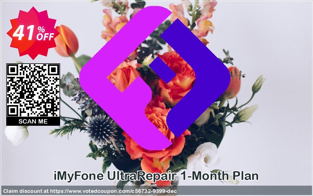 Get 41% OFF iMyFone UltraRepair 1-Month Plan Coupon