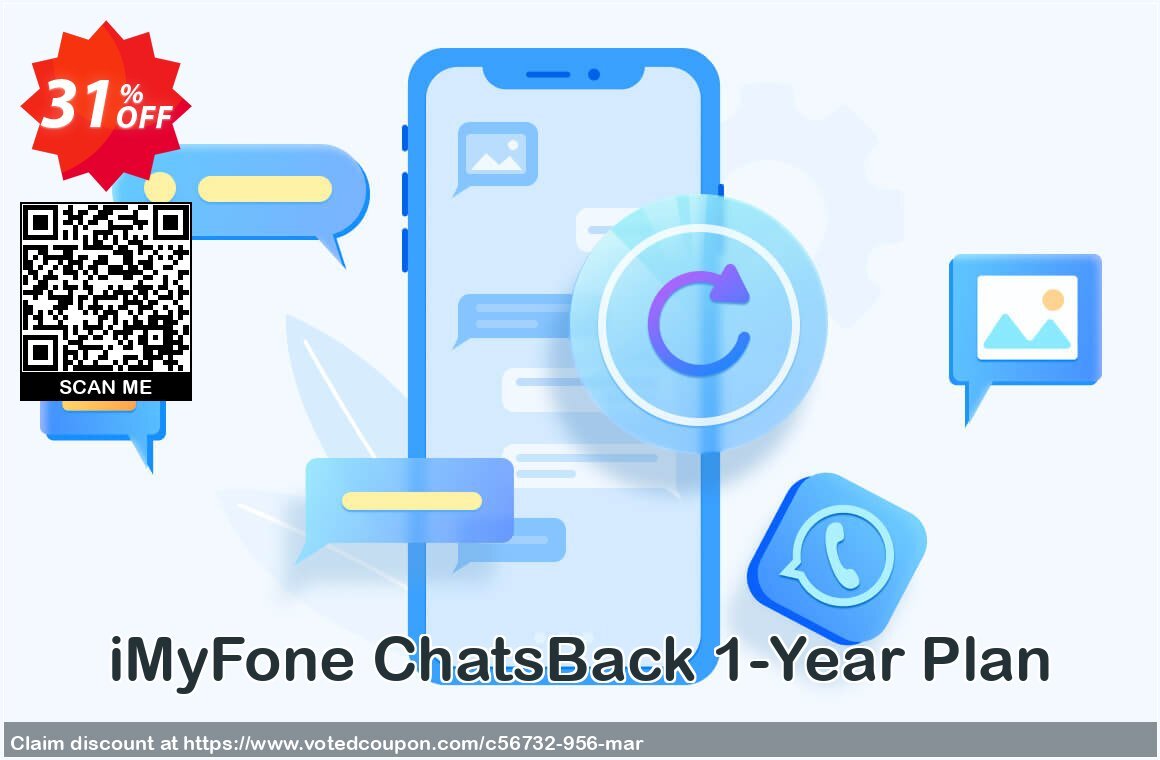 iMyFone ChatsBack 1-Year Plan Coupon Code Apr 2024, 31% OFF - VotedCoupon