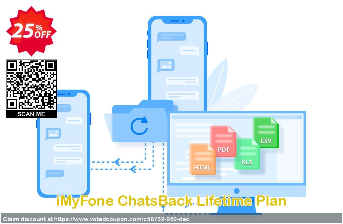 Get 25% OFF iMyFone ChatsBack Lifetime Plan Coupon