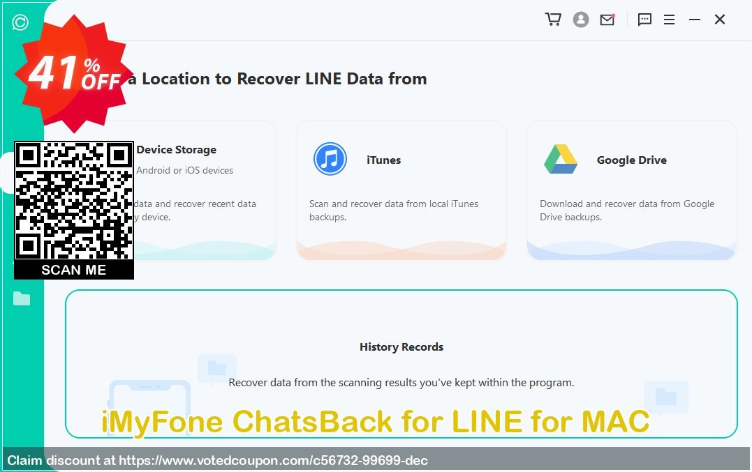 iMyFone ChatsBack for LINE for MAC