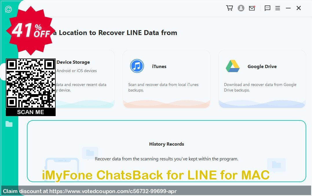 iMyFone ChatsBack for LINE for MAC