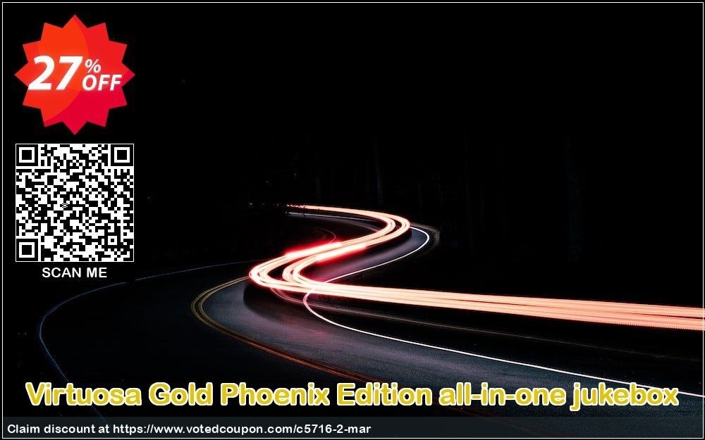 Virtuosa Gold Phoenix Edition all-in-one jukebox Coupon Code May 2024, 27% OFF - VotedCoupon