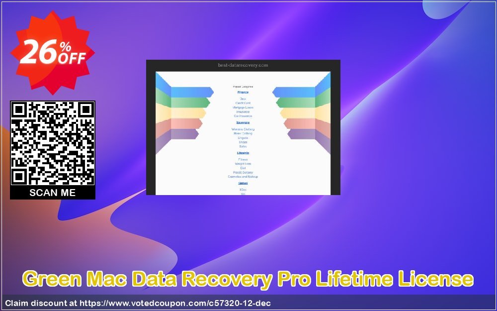 Green MAC Data Recovery Pro Lifetime Plan Coupon, discount Best Data Recovery discount promote (57320). Promotion: Best Data Recovery discount codes (57320)