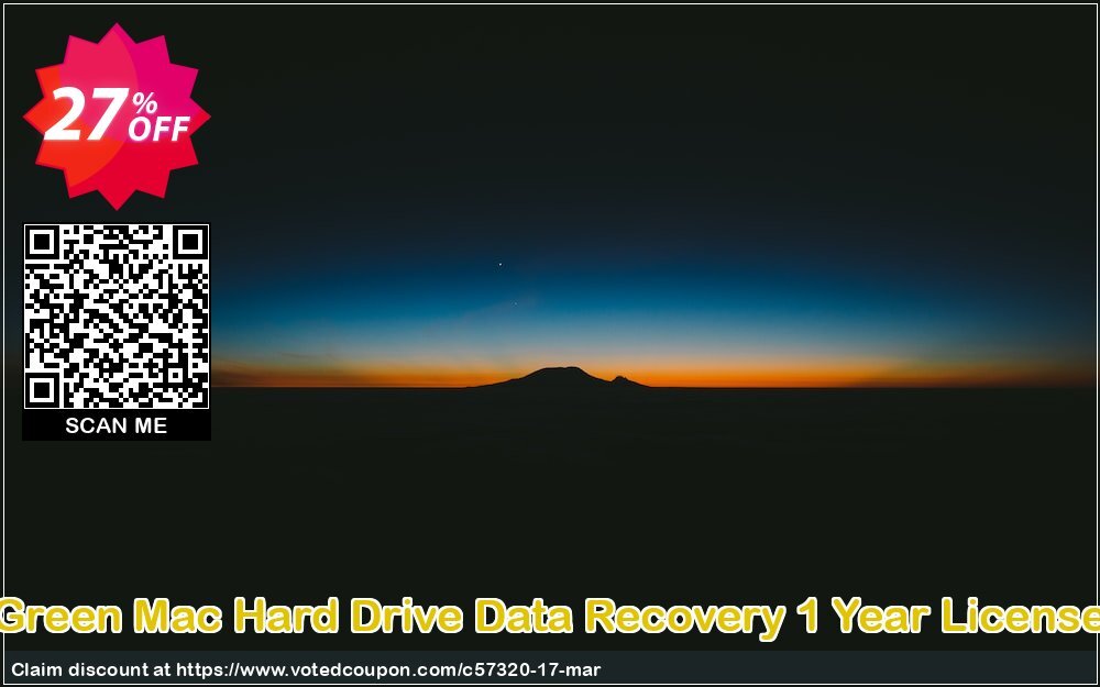 Green MAC Hard Drive Data Recovery Yearly Plan Coupon Code May 2024, 27% OFF - VotedCoupon