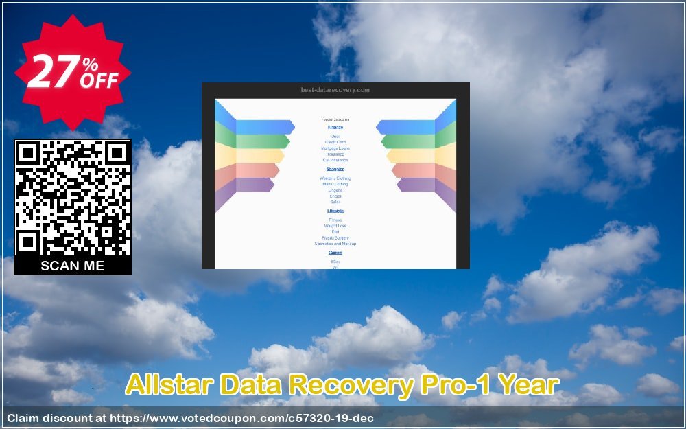 Allstar Data Recovery Pro-Yearly Coupon, discount Best Data Recovery discount promote (57320). Promotion: Best Data Recovery discount codes (57320)