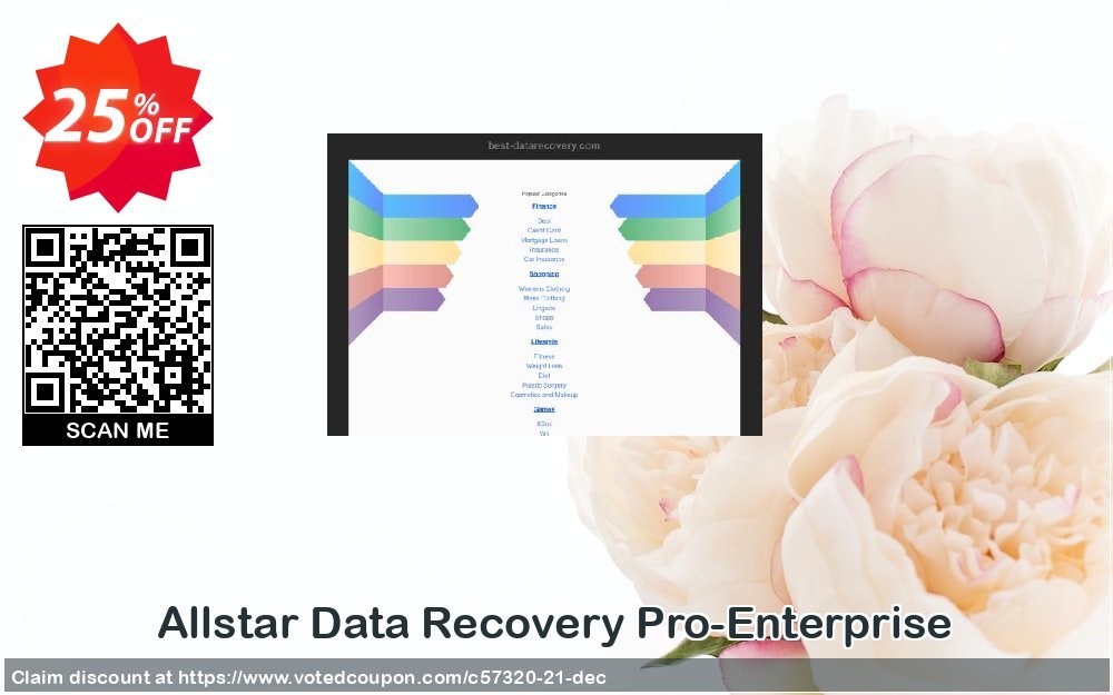 Allstar Data Recovery Pro-Enterprise Coupon, discount Best Data Recovery discount promote (57320). Promotion: Best Data Recovery discount codes (57320)