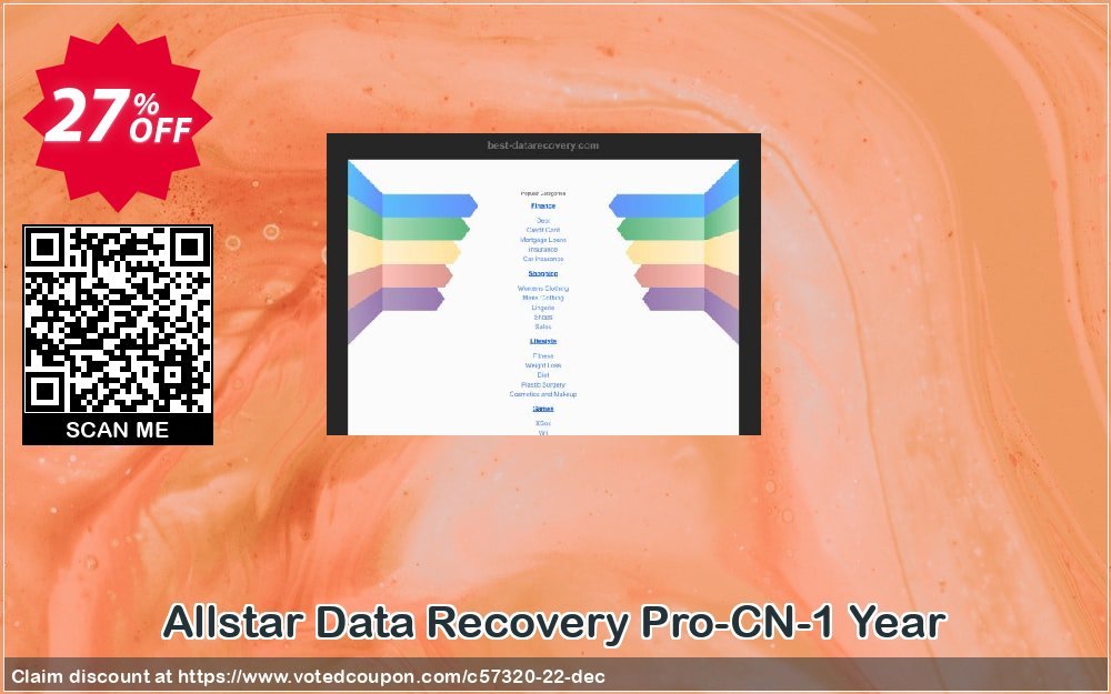 Allstar Data Recovery Pro-CN-Yearly Coupon, discount Best Data Recovery discount promote (57320). Promotion: Best Data Recovery discount codes (57320)