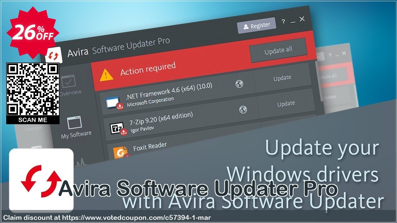 Avira Software Updater Pro Coupon Code May 2024, 26% OFF - VotedCoupon