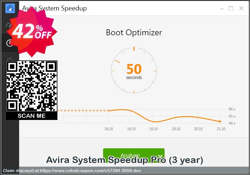 Avira System Speedup Pro, 3 year  Coupon Code Apr 2024, 42% OFF - VotedCoupon