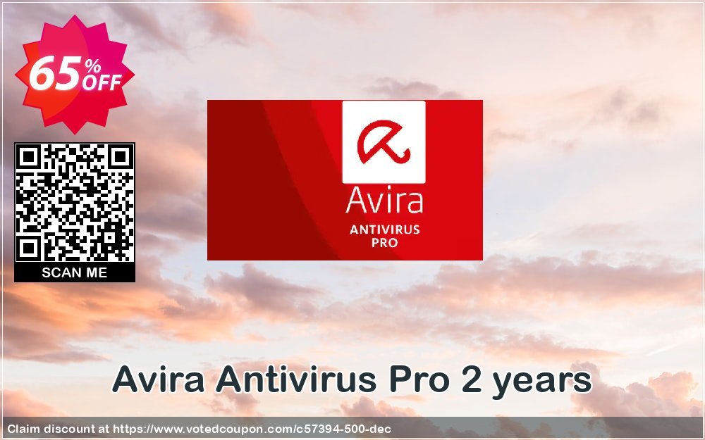 Avira Antivirus Pro 2 years Coupon, discount 50% OFF Avira Antivirus Pro 1 year, verified. Promotion: Fearsome promotions code of Avira Antivirus Pro 1 year, tested & approved
