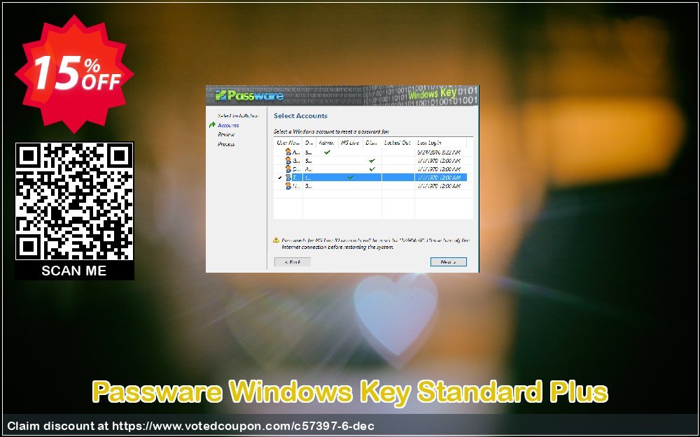 Get 15% OFF Passware Windows Key Standard Plus Coupon
