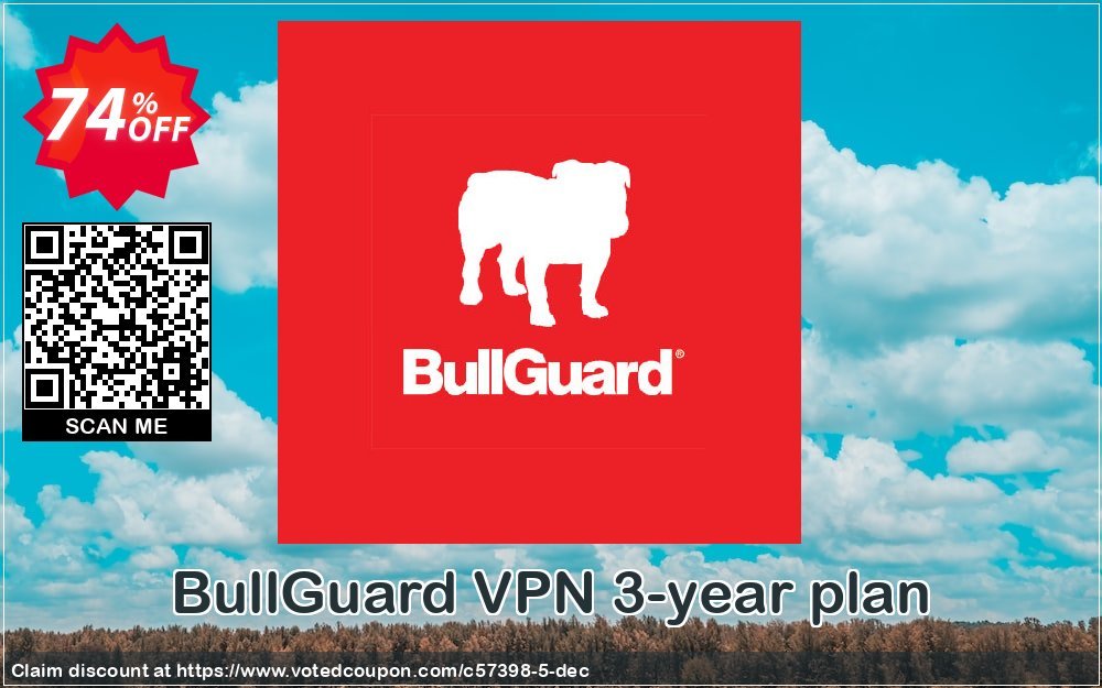 BullGuard VPN 3-year plan Coupon, discount 70% OFF BullGuard VPN 3-year plan, verified. Promotion: Awesome promo code of BullGuard VPN 3-year plan, tested & approved