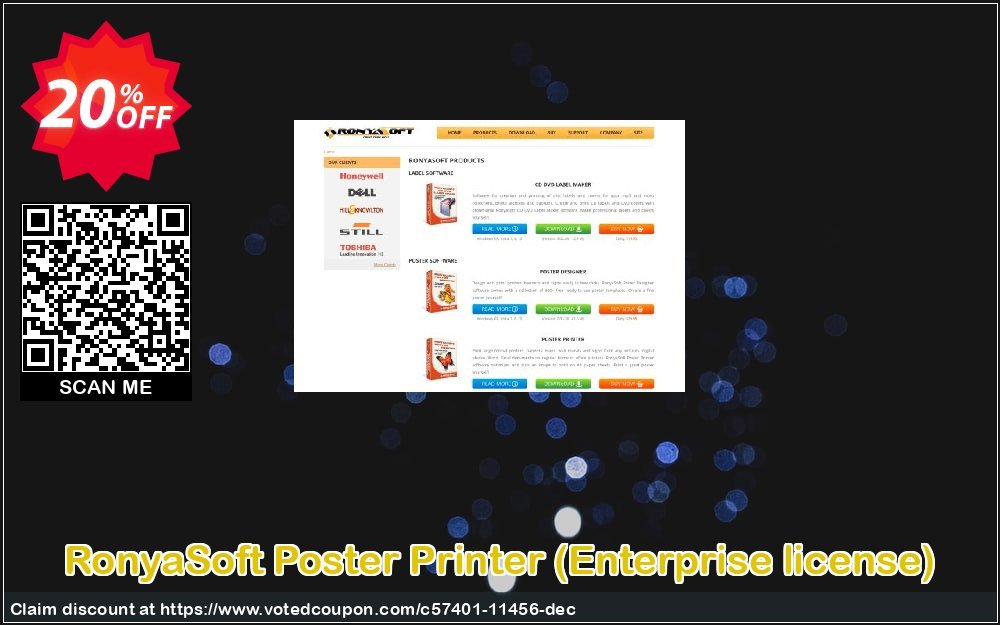 RonyaSoft Poster Printer, Enterprise Plan  Coupon, discount 20% OFF RonyaSoft Poster Printer (Enterprise license), verified. Promotion: Amazing promotions code of RonyaSoft Poster Printer (Enterprise license), tested & approved