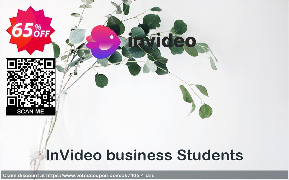 InVideo business Students Coupon, discount 30% off all annual plans for invideo studio, get 50 free ai minutes!. Promotion: Hottest discount code of InVideo subscriptions, tested & approved