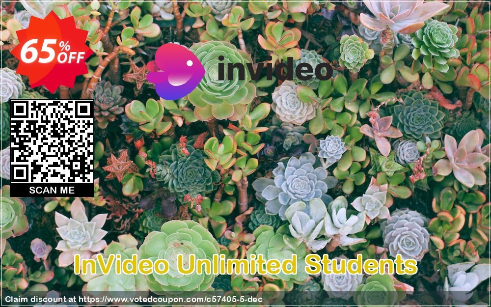 InVideo Studio Unlimited Students Coupon, discount In celebration of Black Friday and Cyber Monday, we’re excited to offer you the following deals. Promotion: Hottest discount code of InVideo Unlimited Students, tested & approved