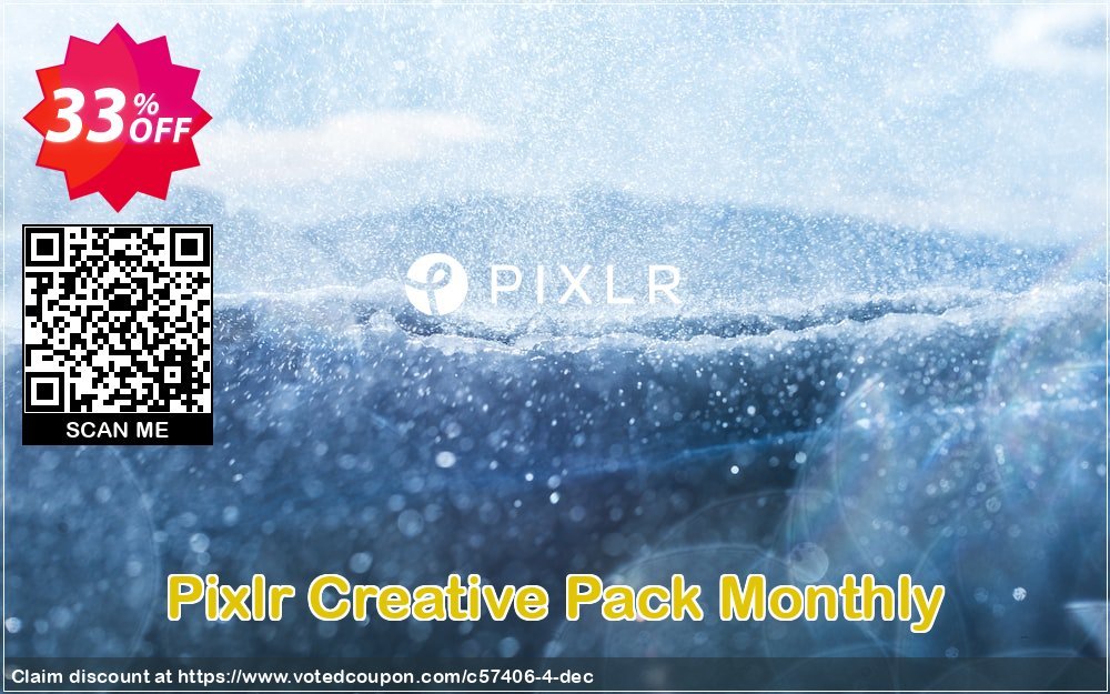 Pixlr Creative Pack Monthly Coupon, discount 25% OFF Pixlr Creative Pack Monthly, verified. Promotion: Special promo code of Pixlr Creative Pack Monthly, tested & approved