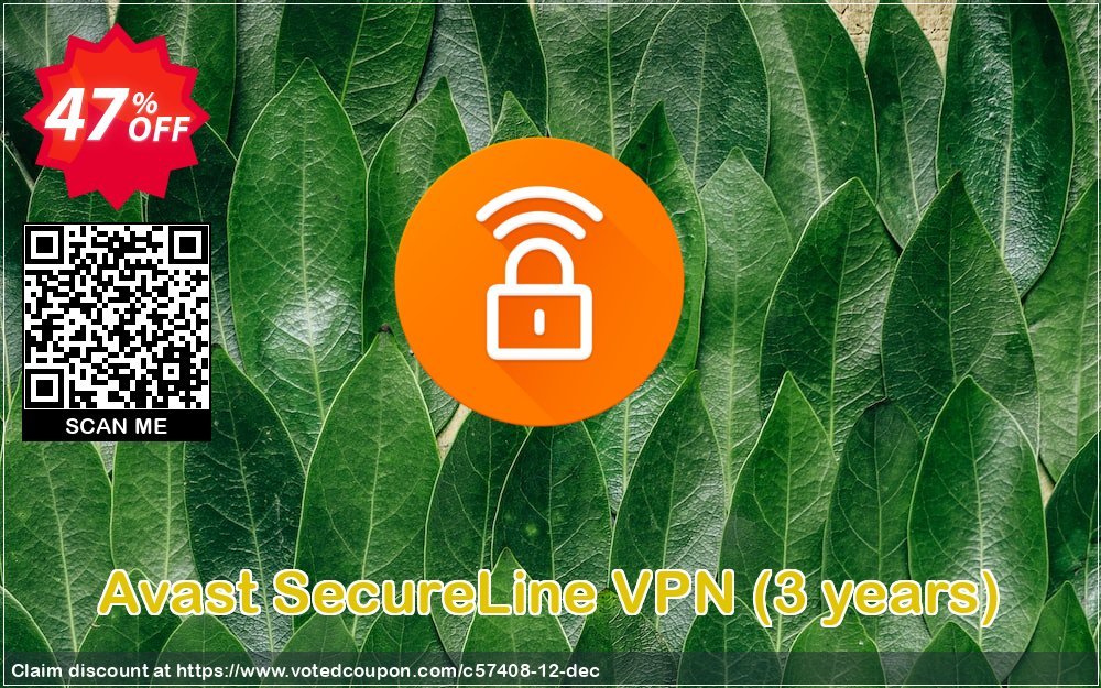 Avast SecureLine VPN, 3 years  Coupon, discount 47% OFF Avast SecureLine VPN (3 years), verified. Promotion: Awesome promotions code of Avast SecureLine VPN (3 years), tested & approved
