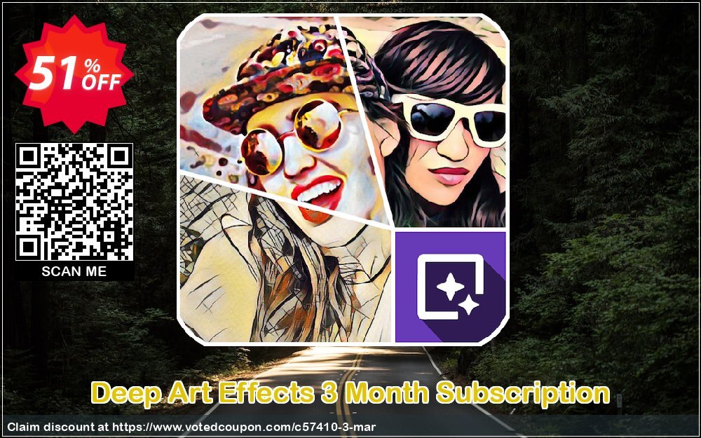 Deep Art Effects 3 Month Subscription Coupon, discount 40% OFF Deep Art Effects 3 Month Subscription, verified. Promotion: Amazing deals code of Deep Art Effects 3 Month Subscription, tested & approved