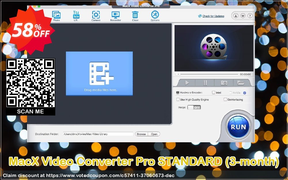 MACX Video Converter Pro STANDARD, 3-month  Coupon, discount 58% OFF MacX Video Converter Pro (3-month), verified. Promotion: Stunning offer code of MacX Video Converter Pro (3-month), tested & approved