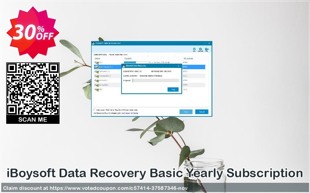 Get 30% OFF iBoysoft Data Recovery Basic Yearly Subscription Coupon