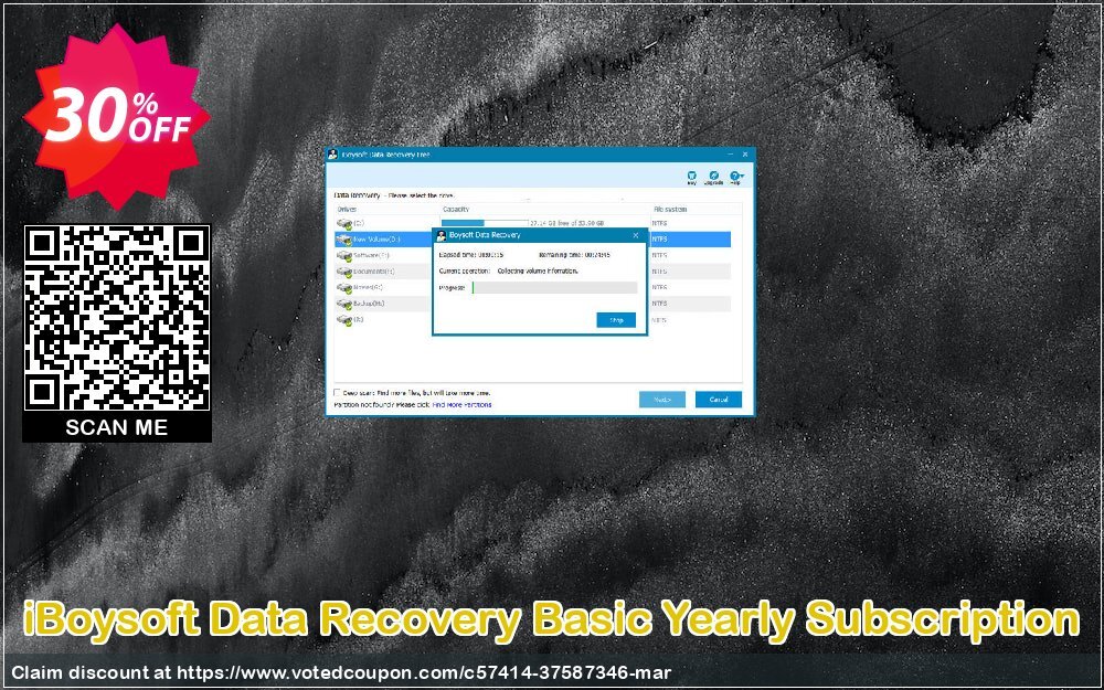 iBoysoft Data Recovery Basic Yearly Subscription Coupon Code May 2024, 30% OFF - VotedCoupon