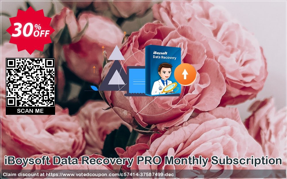 Get 30% OFF iBoysoft Data Recovery PRO Monthly Subscription Coupon