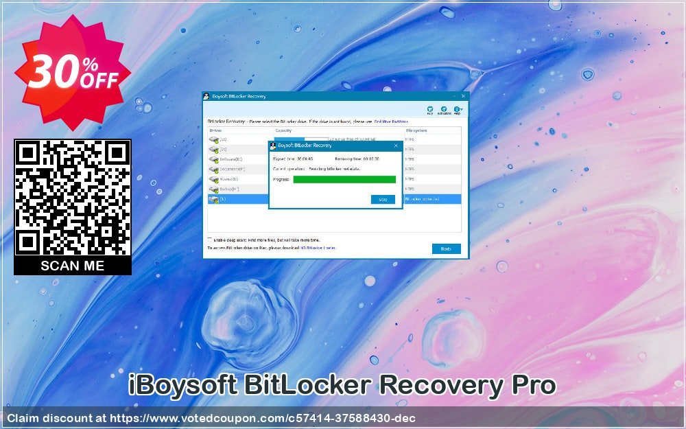 iBoysoft BitLocker Recovery Pro Coupon, discount 30% OFF iBoysoft BitLocker Recovery Pro, verified. Promotion: Stirring discounts code of iBoysoft BitLocker Recovery Pro, tested & approved