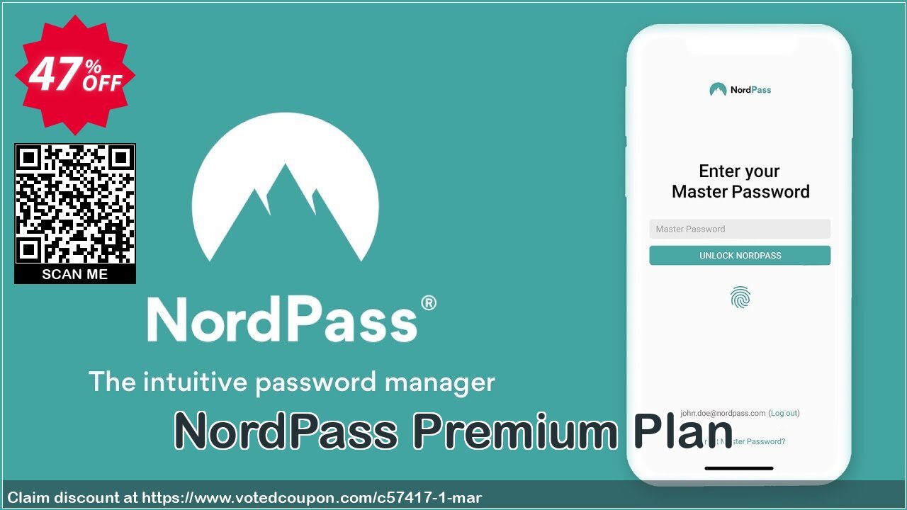 NordPass Premium Plan Coupon Code May 2024, 47% OFF - VotedCoupon